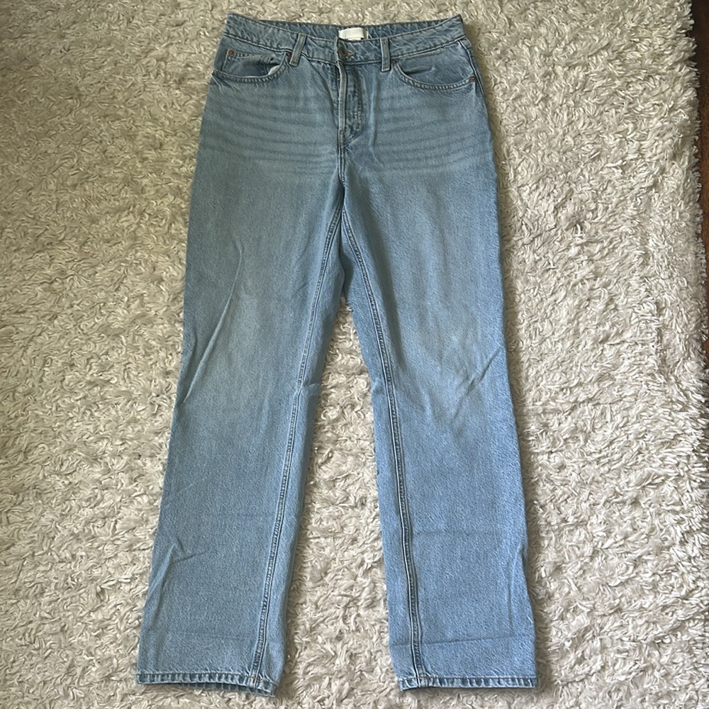 H&M Classic Blue Straight Denim Jeans